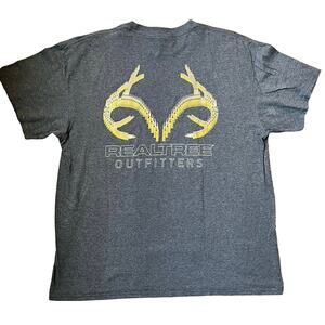 Realtree Outfitters Men’s LG Hunting Antler Logo Graphic T-shirt